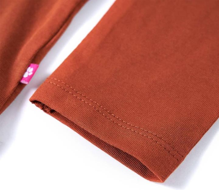 Immagine prodotto VidaXL Camicia da bambino a maniche lunghe Cognac 104,Materiale: 95 % cotone. 5 (104)