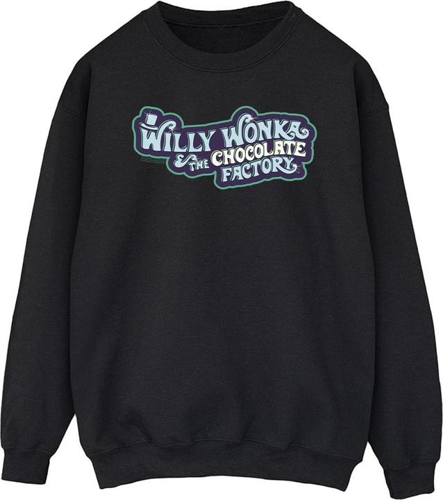 Immagine prodotto Willy Wonka & the Chocolate Factory Chocolate Factory Logo Felpa Uomo (L)