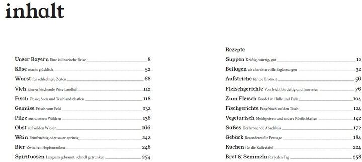 Nutritional values and ingredients Das kulinarische Erbe Bayerns (Neuauflage) (German, Marion Reinhardt, 2024)