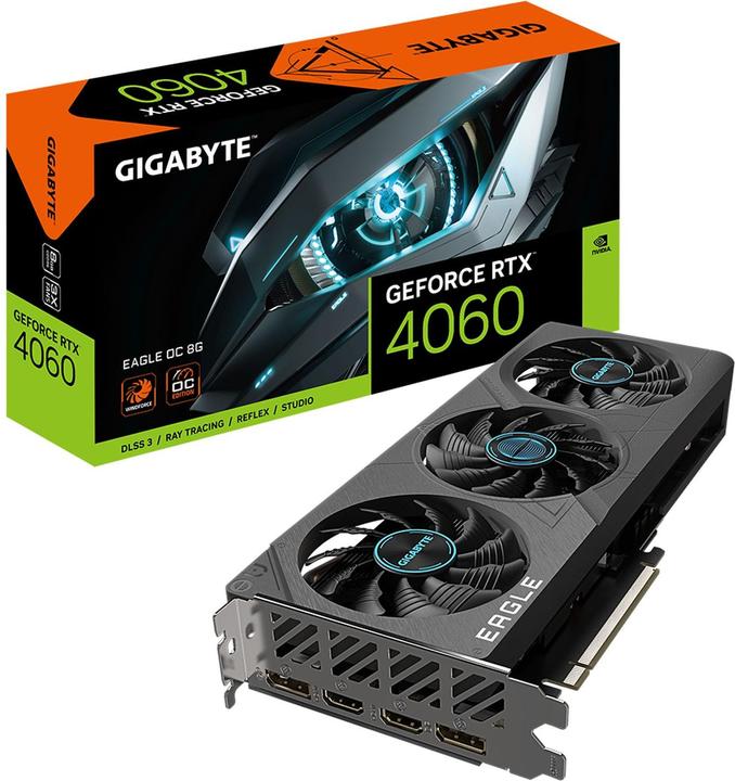 Gigabyte GeForce RTX 4060 8GB EAGLE OC (8 Go)