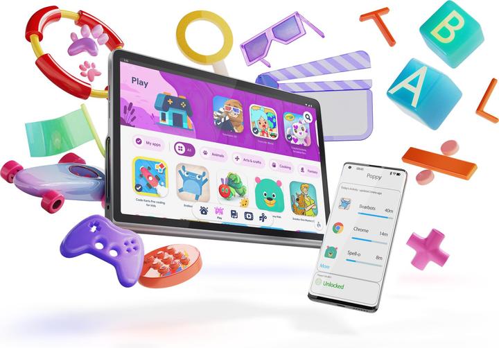Produktbild Lenovo Tab Plus (nur WLAN, 11.50", 128 GB, Luna Grey)