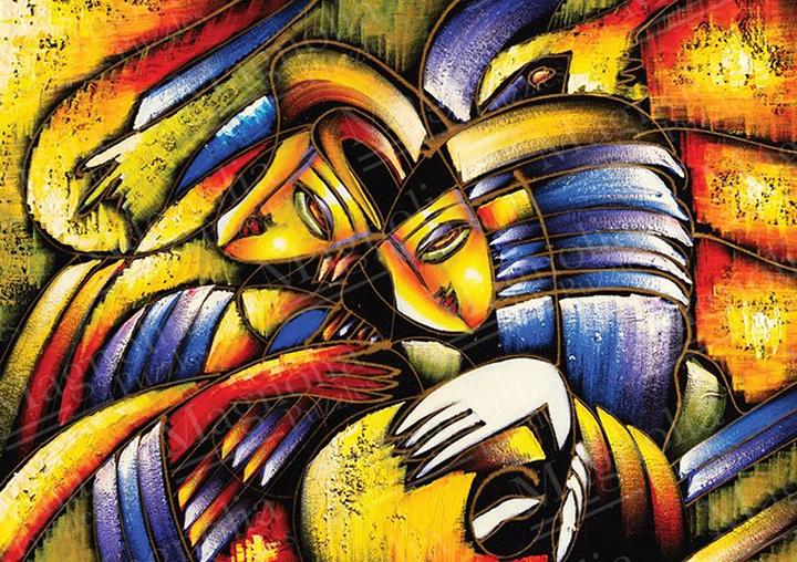 Actual product image Magnolia Puzzle 1000 pieces Abstract Face (1000 pieces)