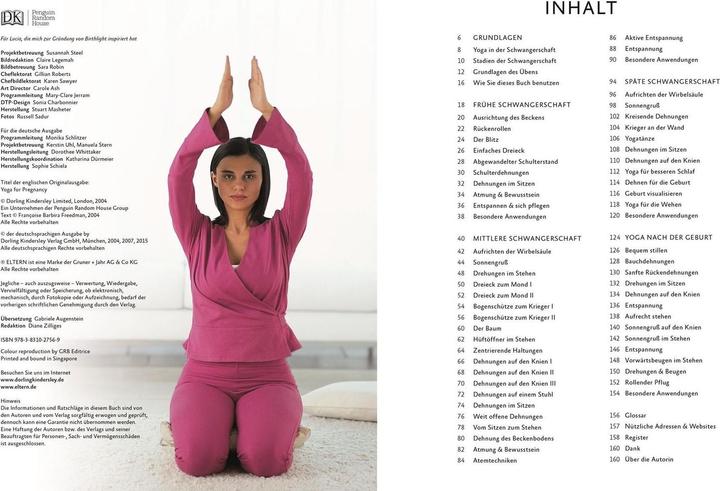 Image du produit Yoga in der Schwangerschaft (Allemand, Fran¢oise Barbira Barbira Freedman, 2015)