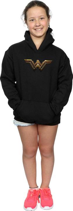 Produktbild Justice League Movie Wonder Woman Emblem Kapuzenpullover Mädchen (140, 146)