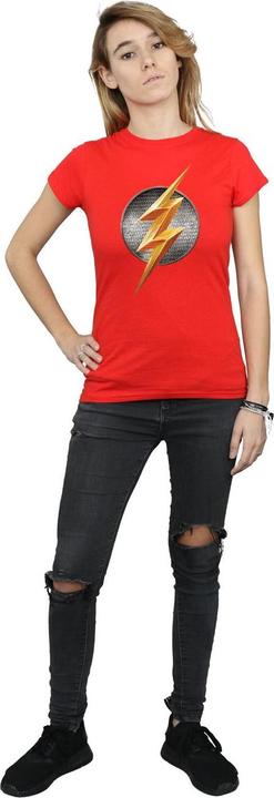 Image du produit The Flash T-shirt en coton avec logo pour femme/femme (XXL)