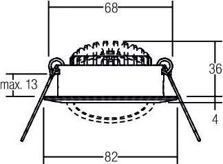 Produktbild Brumberg LED-Einbaustrahler (630 lm)
