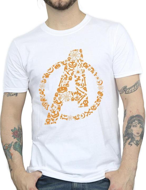 Actual product image Mens Avengers Halloween Logo T-Shirt (XL)
