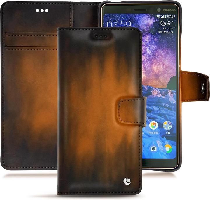 Actual product image Noreve Leather case wallet (Apple iPhone 7 Plus)