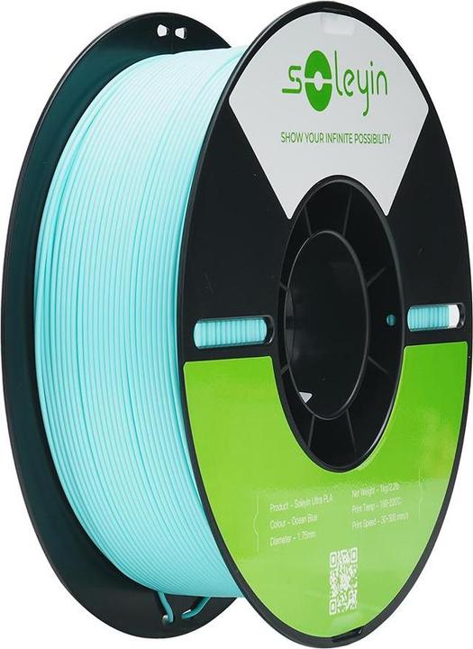 Actual product image Creality Filament Soleyin Ultra-PLA Blau 1.75 mm 1.29 kg (PLA, 1.75 mm, 1290 g, Blue)