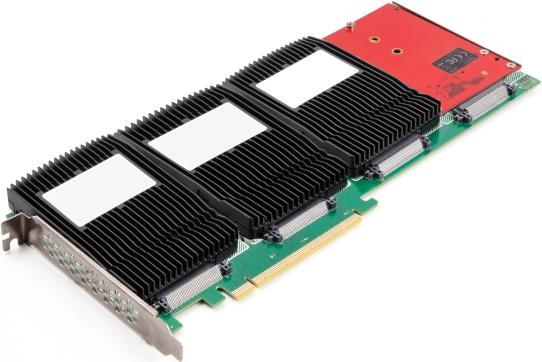 Produktbild Delock PCI Express 4.0 x16 Karte zu 4 x intern U.2 NVMe SFF-8639 - Bifurcation (LxB: 288 x 122 mm)