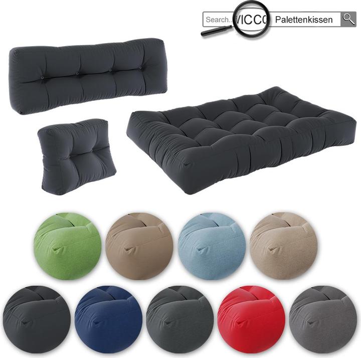 Produktbild Vicco Set Flocken (120 x 80 x 15 cm, 120 x 20 x 40 cm)