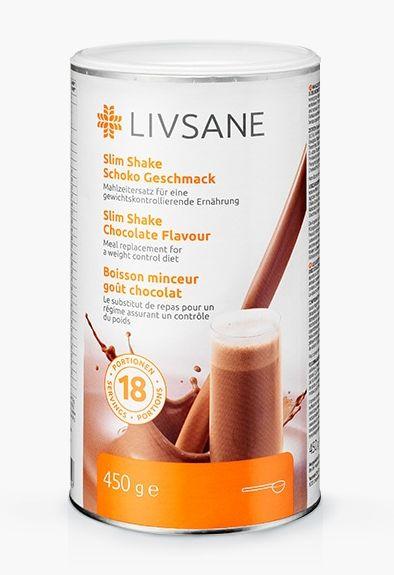 Actual product image Livsane Slim Shake chocolate flavor (Chocolate, 1 x)