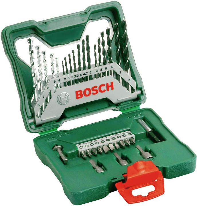Bosch Zubehör X-Line Bohrer- und Schrauber-Set, 33-teilig (2 mm, 3 mm, 4 mm, 5 mm, 6 mm, 7 mm, 8 mm)
