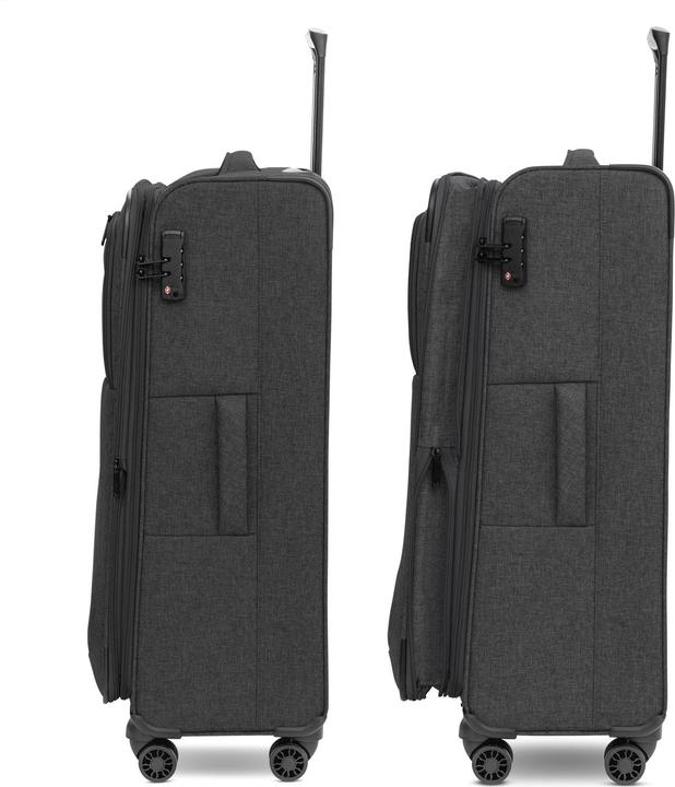Produktbild Redolz Essentials 12 LARGE 4-Rollen Trolley 79 cm mit Dehnfalte (98 l, XL (ab 115l))