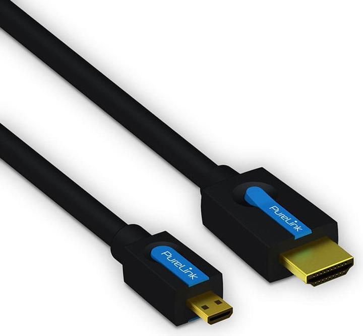 Purelink micro HDMI (Typ D) — HDMI (Typ A) (2 m, HDMI)