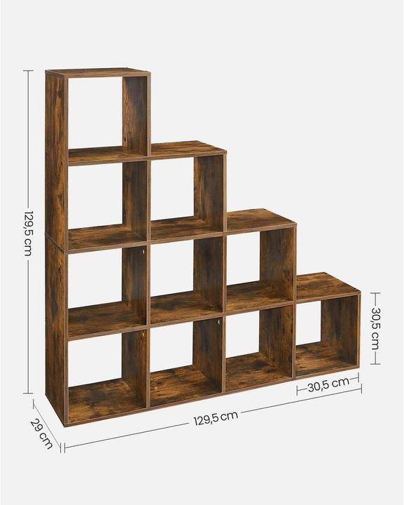 Actual product image Vasagle Stairway (129.5 x 29 x 129.5 cm)