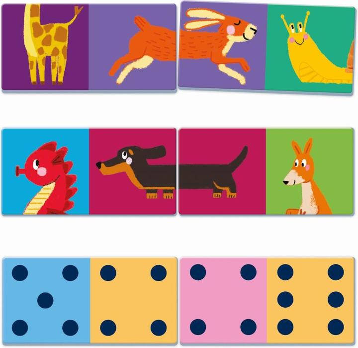 Actual product image Clementoni Animal's Domino (Italian)