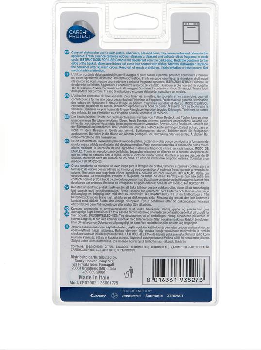 Immagine prodotto Care + Protect Deodoranti Fresh Essence (Liquida, 2 Cicli di lavaggio)