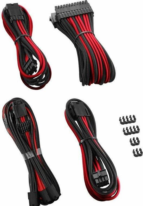 Actual product image CableMod Pro ModMesh 12VHPWR Cable Extension Kit - black/red
