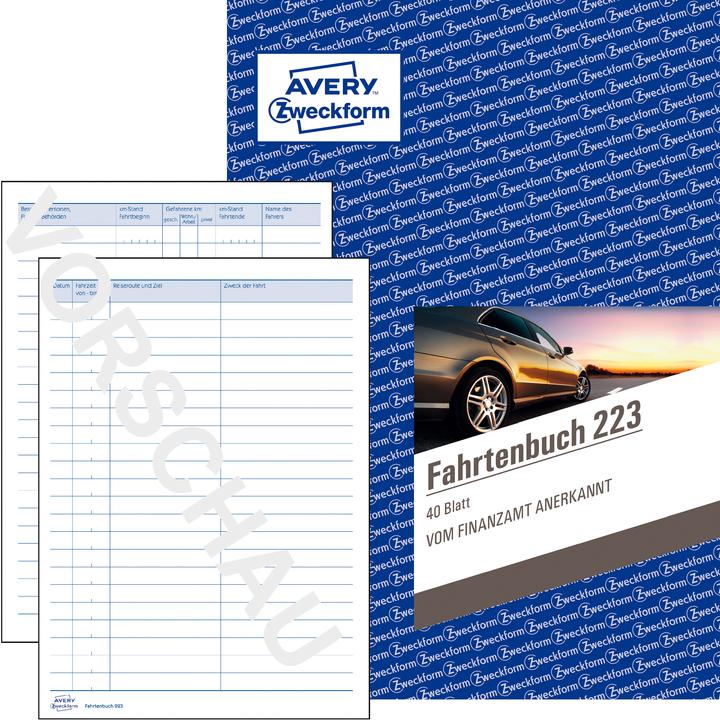 Image du produit Avery Carnet de route (A5, Quadrillé, Couverture souple)
