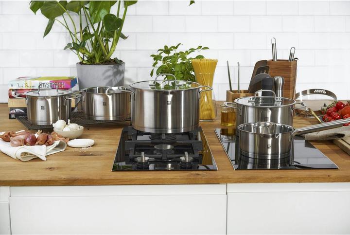 Produktbild Zwilling 1009154 TrueFlow Kochtopfset (24 cm, Pfannenset + Topfset, Edelstahl)