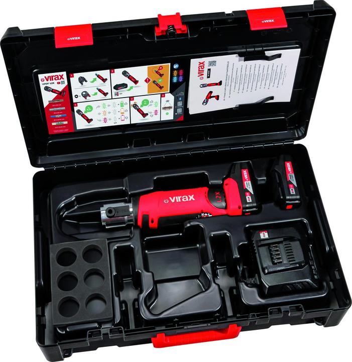 Immagine prodotto Virax Akku-Pressmaschine VIPER L2X 18V / 2,0 Ah CAS-Akku