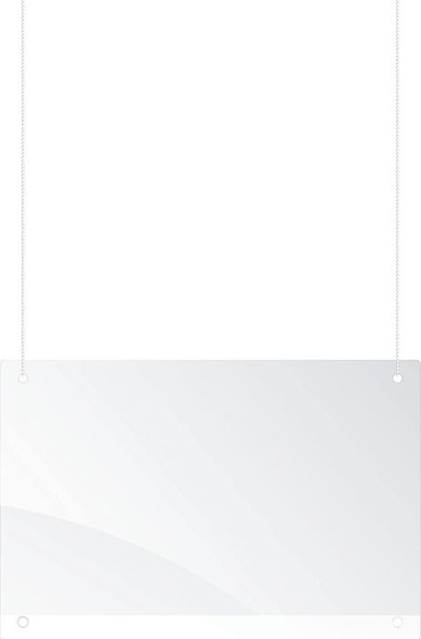Produktbild Franken Trennwand mit Deckenhänger Acryl (65 cm, 100 cm)