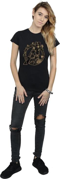 Actual product image Universal Textiles Womens/Ladies Logo Boyfriend T-Shirt (XL)