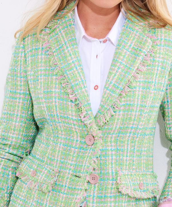 Actual product image Joe Browns PETITE Frayed Detail Tweed Jacket (44)
