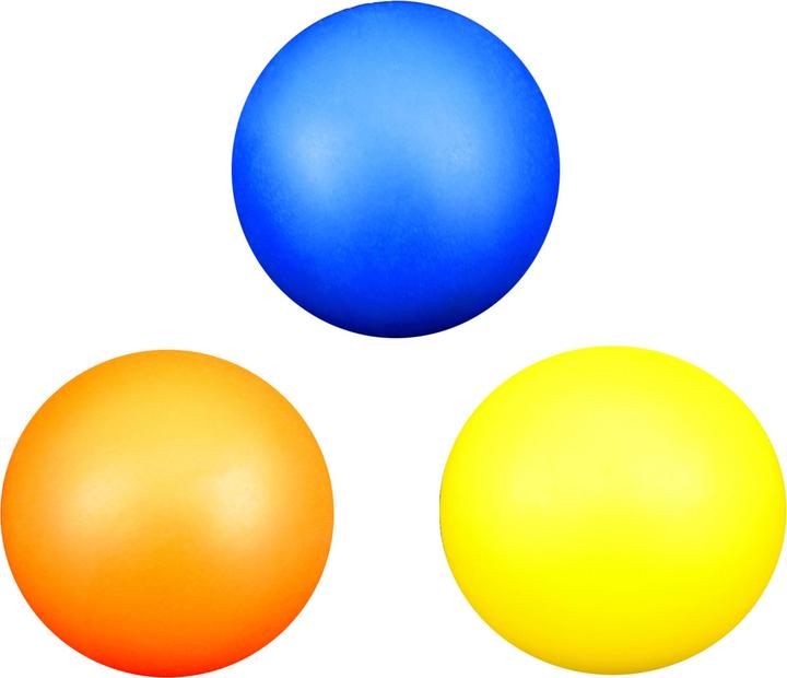 Actual product image Magni Beach ball balls I Replacement balls for beach ball I 3 plastic soft balls I Ping Pong