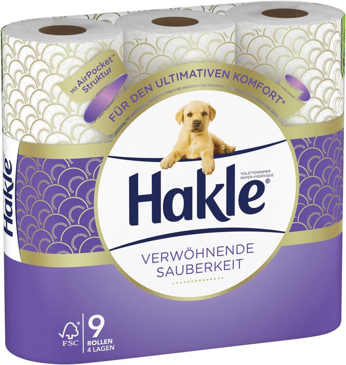 Produktbild Hakle Verwöhnende Sauberkeit (9 x)