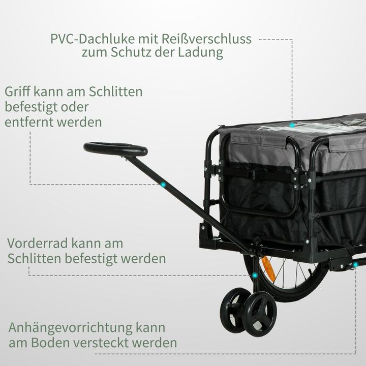 Produktbild Homcom Lastenanhänger mit Stahlrahmen