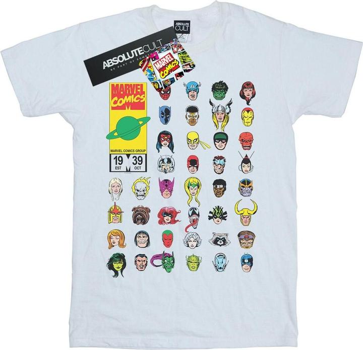 Comics Heads Cover TShirt (3XL)