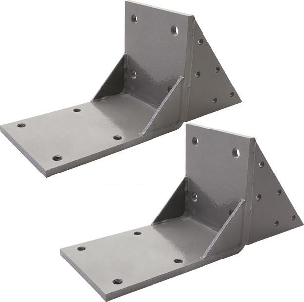 Produktbild Swisshandel24 2x Dachsparrenadapter für Kassetten-Markise, Dachsparren Halterung Adapter - grau (0.15 m)