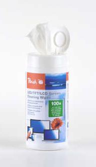 Actual product image Peach damp cleaning cloths (100 x)