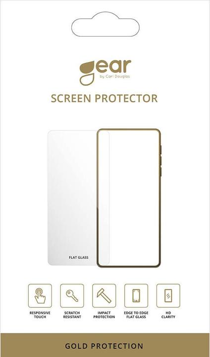 Carl GEAR Glass Prot. Flat 2.5D GOLD (1 Stück, Samsung Galaxy A34 5G)