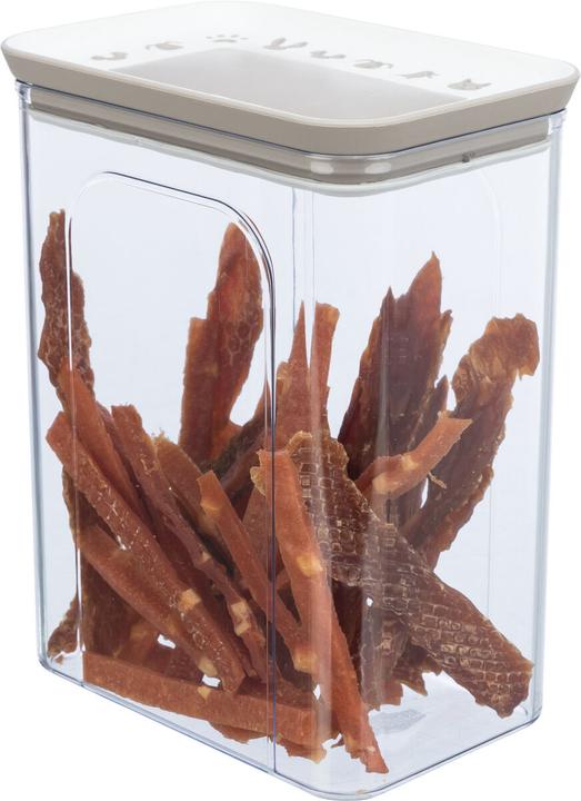 Actual product image Trixie 24669, Pet food storage jar, Plastic, Transparent, Monotone, Freestanding, 2.2 L