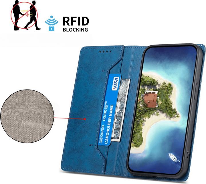 Actual product image Cover-Discount Galaxy A56 5G - Flip Case mit RFID Blocker (Samsung Galaxy A56)