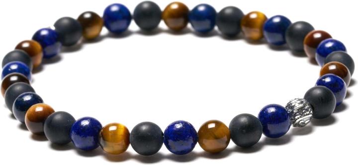 Actual product image Balibay Rena's (20 cm, 925 Sterling silver, Tiger's eye, Onyx, Lapis lazuli, Gemstone)