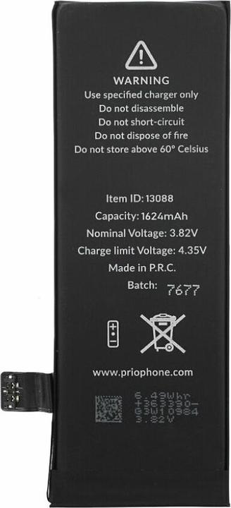 Immagine prodotto prio Batteria per iPhone SE (APN universale)