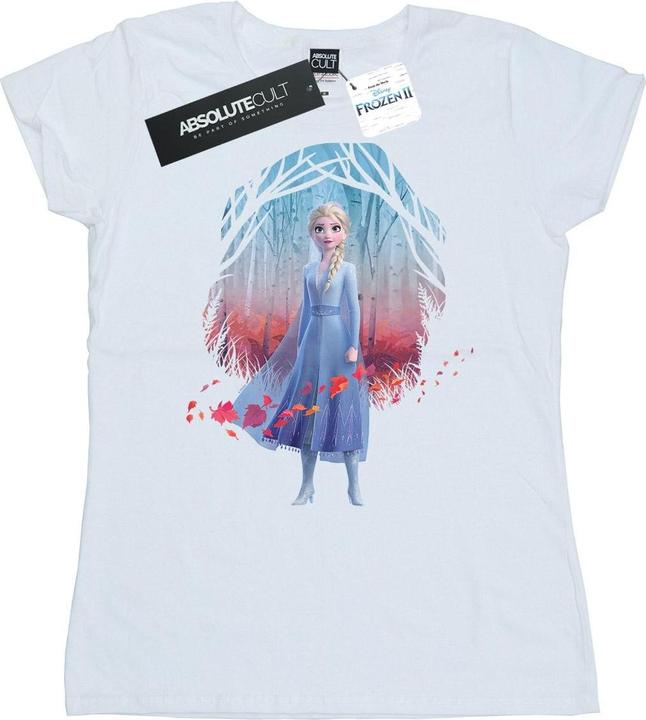Actual product image Disney Womens/Ladies Frozen 2 Elsa Find The Way Cotton T-Shirt (XXL)