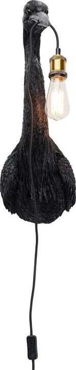 Immagine prodotto Kare Design Lampada da parete Animal Heron Nero 26x62cm (E27)
