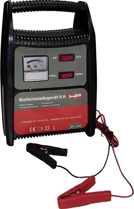 Produktbild HP Autozubehör Kfz Ladegerät Batterie (12V, 6V, 8 A)