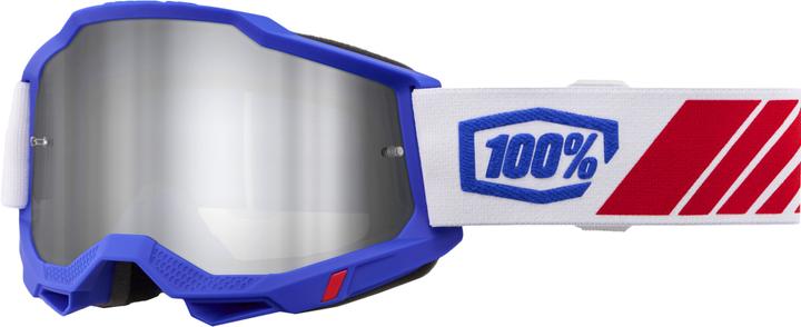 Image du produit 100% Accuri 2 Goggle Kolby - Mirror Silver Lens (Bleu, Miroir Argent)