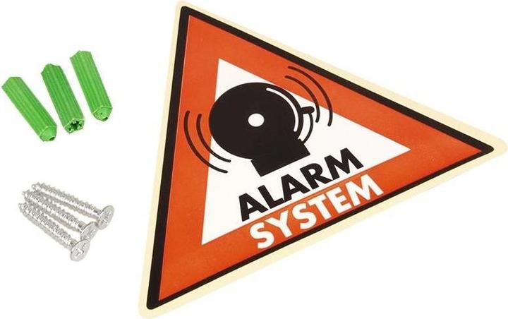 Maclean DC3200S CE DC3200S Fake Alarm Siren System Dummy 3x LED solar, sidabrinis