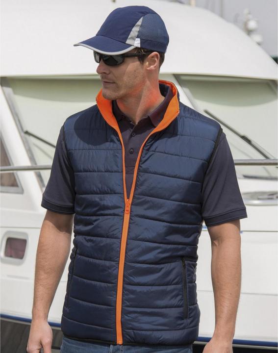 Produktbild Regatta Safeguard WendeSteppweste in Warnfarben (4XL)