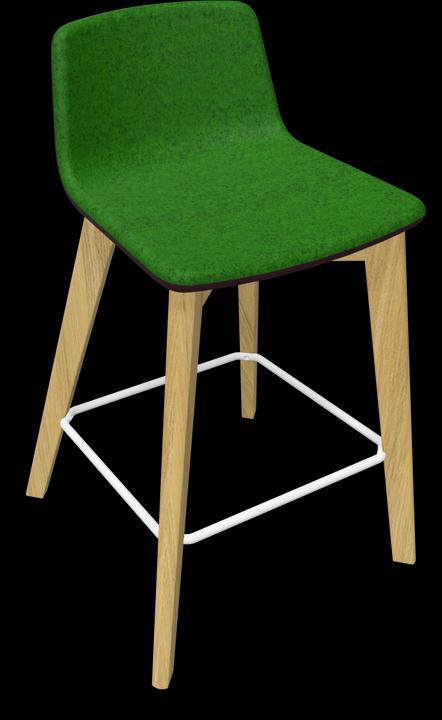 green melange, Ash natural light grey stained, Bordeaux - Red melange