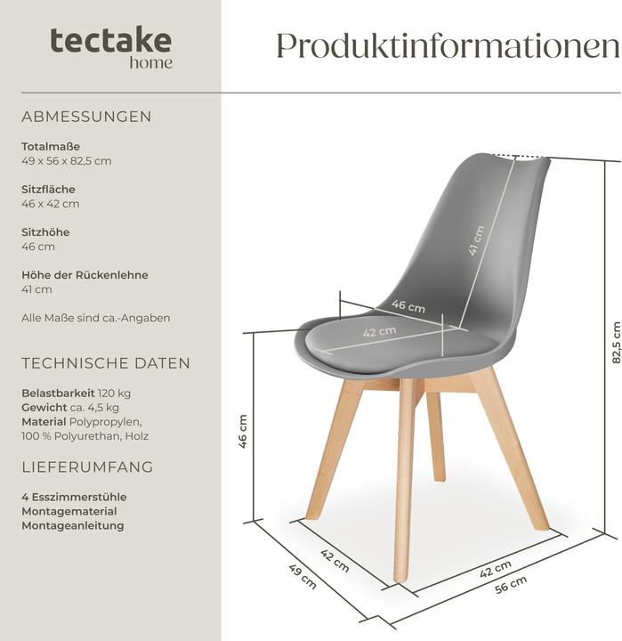 Produktbild tectake 4 Friederike