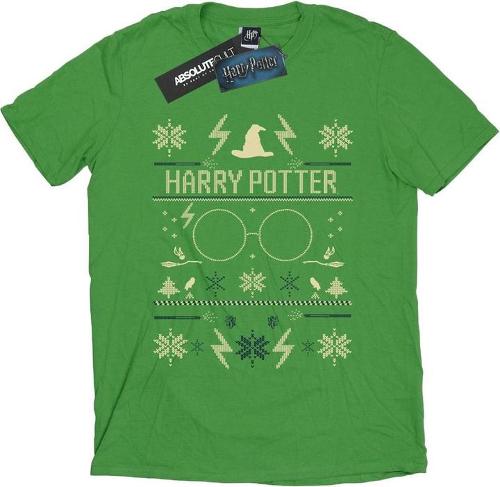 Actual product image Womens/Ladies Christmas Pattern Cotton Boyfriend T-Shirt (XXL)