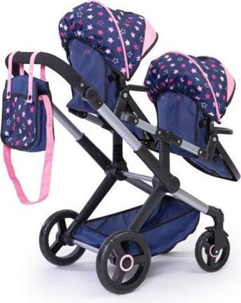 Produktbild No Name Bayer Twin Kinderwagen blaue Sterne 26716AA